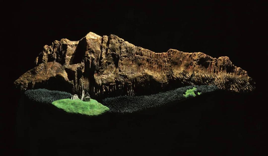 Mountain sculpture by Asami Kato